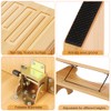 Foldable Toilet Stool 7.1 Inches Adjustable Height Bamboo Potty Stool