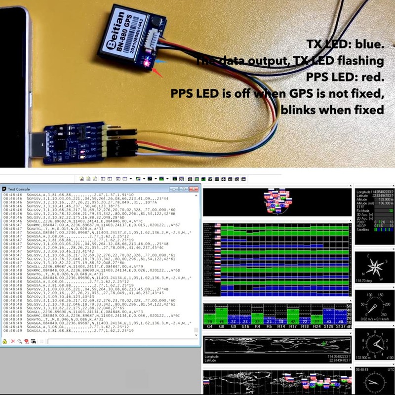 DIYmalls BN-880 GPS Module with Flash HMC5883 Compass Glonass Beidou