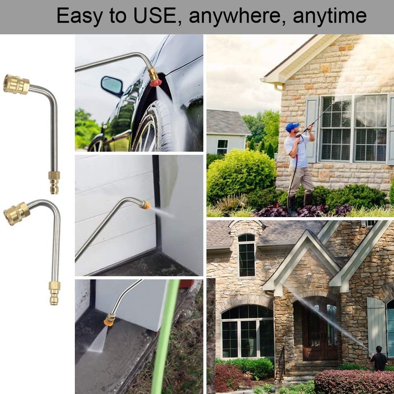 Selkie 120inch Stainless Steel Pressure Washer Extension Wand Power Washer