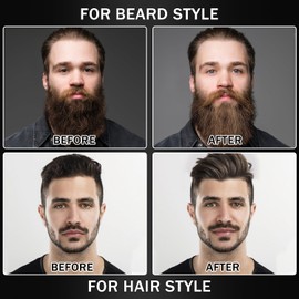 Beard Straightener for Men,Premium Heated Beard Brush w/Anti-Scald Feature,Beard Straightening Comb,Unique Fathers Day Birthday Valentines Gifts for Men Him Dad Boyfriend Christmas Stocking Stuffers