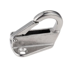 Stainless Steel 316 Spring Snap Attach Rope Hook,Marine Fender Spring Hook Fending Hook Clothes Boat Hardware Accessories (4Pack)