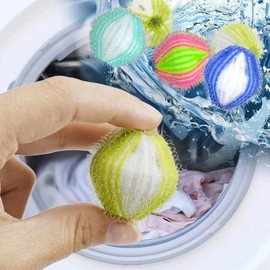 6 Pcs Pet Hair Remover Washing Machines,Pet Hair Remover for Laundry,Pet Hair Catcher,Reusable Lint Remover Balls for Clothing Dog Cat Pet Hair