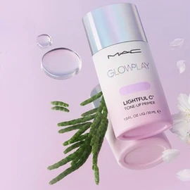 MAC Glowplay Lightful C3 Tone-up Primer SPF50+/PA+++ 30ml, Shade:Rosy Peach