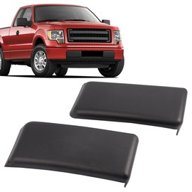 CNNELL Front Bumper Guards Pads Inserts Caps Cover Compatible with Ford F150 2009-2014 RH & LH Both Right and Left Bar Guards 2Pcs