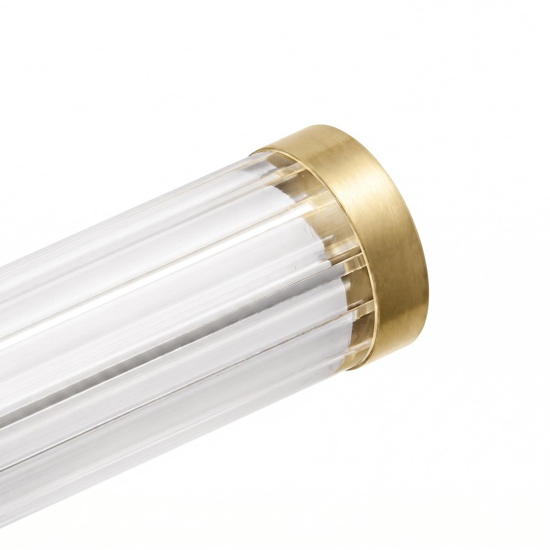 URSOLA 24" Modern LED Bathroom Light Fixtures, Golden 3CCT Dimmable