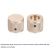 sourcing map 4 Pcs Aluminium Potentiometer Knobs, 1/4" (6mm) Universal