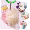 WOONEKY 4pcs Bath Loofahs for Shower Bath Loofah Sponge Skin