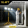 3x70W LED Work Light, Adjustable Tripod Portable Construction Flood Light
