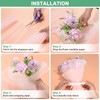 M METERXITY 152-Sheet Korean Cotton Wrapping Flower Paper, 11.8 Inch/