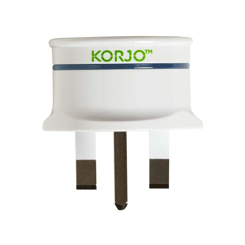 Korjo International 3-Pack Adapter Set, for Europe, UK, USA, Multi-Pack,