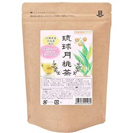 Tsuki Momocha, Made in Okinawa Prefecture, 100% Ryukyu Tsuki Peach Leaves, Pack of 30