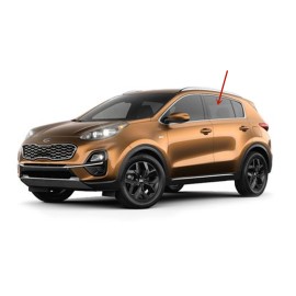 NAGD Fits 2017-2022 Kia Sportage Driver Side Left Rear Door Window Glass