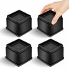 MixDora Bed Risers 2 Inch Square Stackable Furniture Risers Anti-Slip