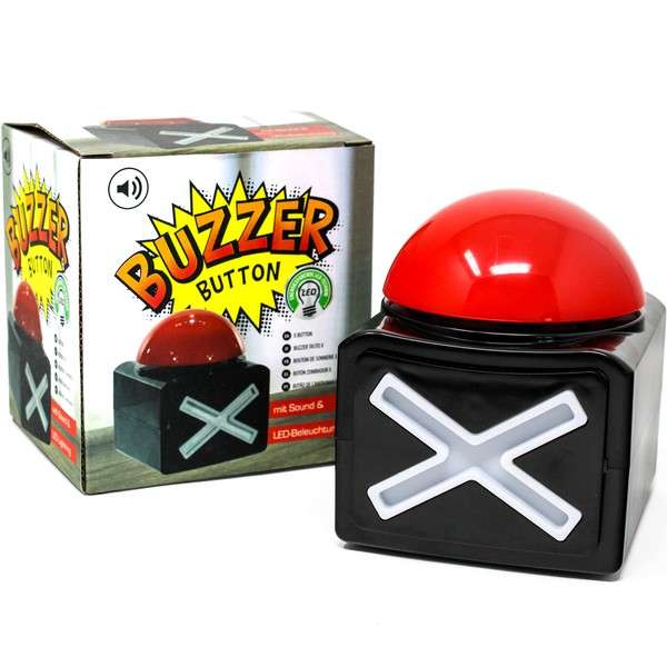 Buzzer with sound and LED lighting - the party fun