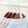 KiGesYo 48 Pcs Hanger Connector Wardrobe Storage Wardrobe Clothes Joint