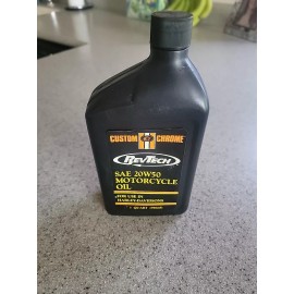 RevTech NOS SAE Harley Davidson Motorcycle Oil 20W50 Custom Chrome RevTech