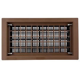 8" x 16" Automatic Foundation Vent for Ventilating Crawl Space Replacement Auto Air Vent, Brown,1 Pack