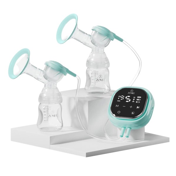 Zomee Z2 Double Electric Breast Pump – with Expression, Massage,