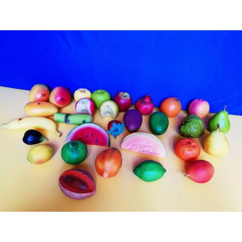 Didakta Frutas Y Verduras De Plástico Kit De 40 Miniaturas