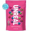 UNREAL Milk Chocolate Gems | Naturally Colored, Less Sugar |