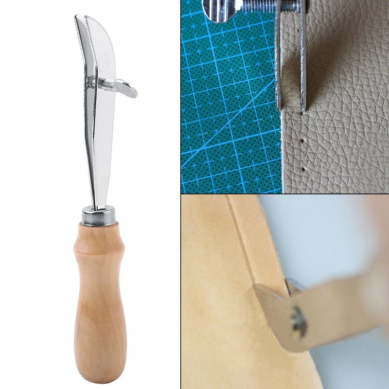 Leather Processing Tools Adjustable Outside Leather Edge Creaser Craft Tools