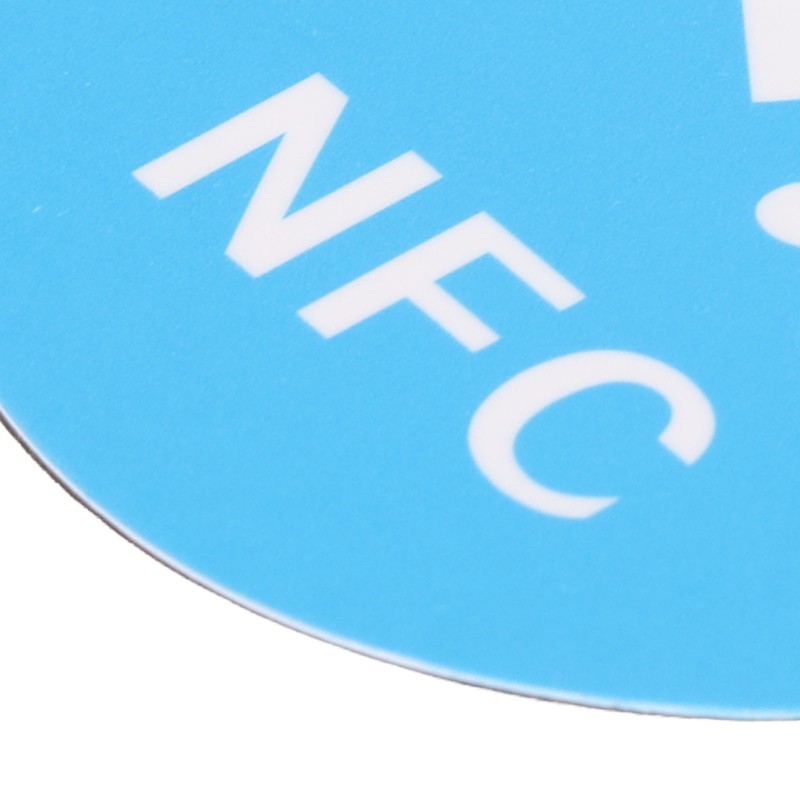 20 Pcs ID5200 NFC Stickers Adhesive Label Round 40mm Anti