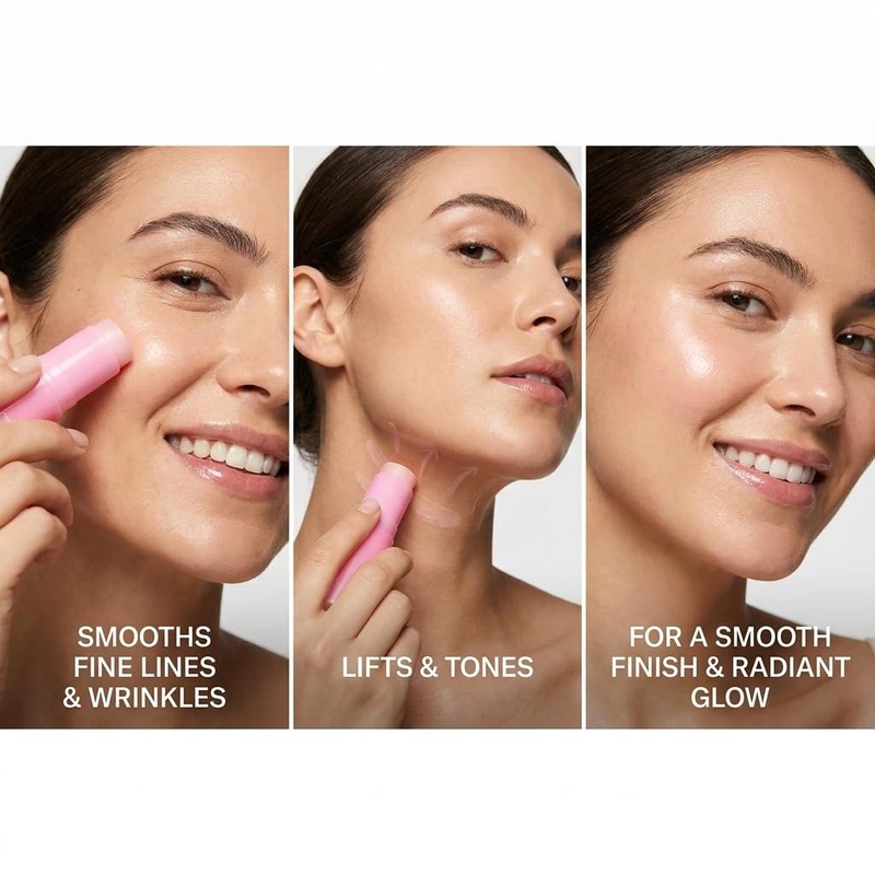Yooyee Pink Collagen Volume Multi Balm Stick, Firming and Moisturizing,