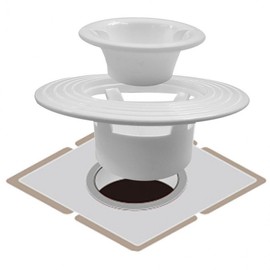 HANI139 White Multi-Purpose Drain Backflow & Odor Blocker Trap Trap