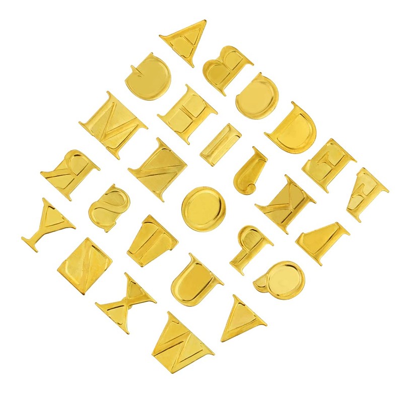 FrogBro Pack of 26 Wood Burning Pyrograph Soldering Tip Stamps,