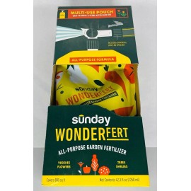 Sunday NEW Sunday Wonderfert Lawn All-Purpose Lawn Jumpstart Fertilizer Multi-Use Pouch