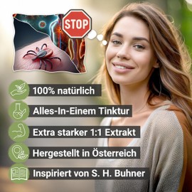 Phoenix der Lebenskraft EhrlichEx & AnaplasmEx Life Elixir - Herbal Elixir According to the Buhner Protocol - 10 Different Herbs in 1:1 Extract - Support for Ehrlichiosis & Anaplasmosis