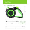 Chew Proof Retractable Dog Leash with 2 Heavy Duty Anti-Chewing