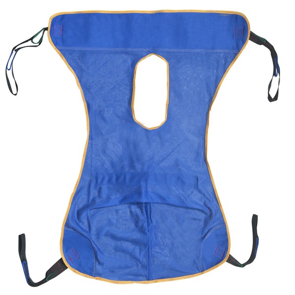 CLSMLIE Full Body Mesh Commode Patient Lift Sling,600lbs Weight Capacity-Compatible