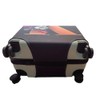 WUJIAONIAO Stretch Printed Suitcase Cover Washable Luggage Protector Fits 18-32