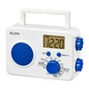 Elpa Shower Radio, Waterproof, IPX4 (Splash-Proof), Digital System, Bath, Sauna