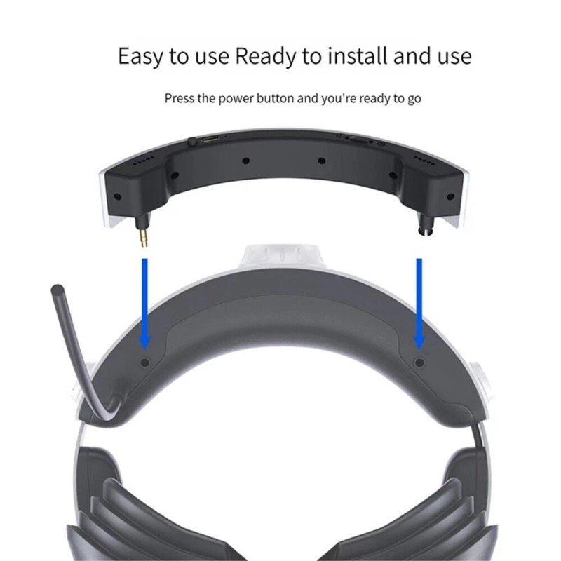 For PS VR2 VR Headset Helmet Stereo External Amplifier Mini