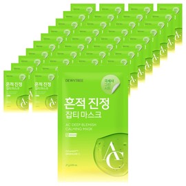 Dewytree AC Deep Blemish Soothing Mask, 1 Pack, 40 Pieces / 듀이트리 AC 딥 흔적 진정 마스크, 1개입, 40개