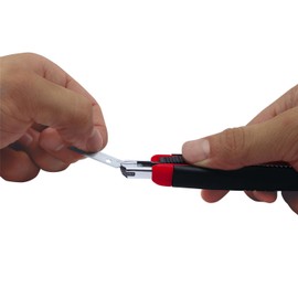Wedo 78409/Cutter Auto Load Metal Blade Guide, 9 mm, Red/Black