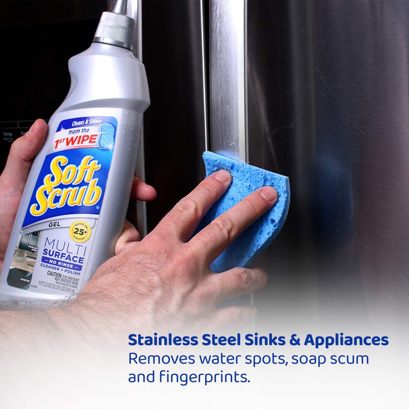 Soft Scrub Multisurface Gel Cleaner and Polish, 18.3 Ounce, Pack