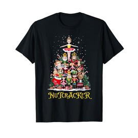 Happiness is Christmas Nutcrackers Costume Matching Design T-Shirt