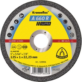 Klingspor 328905 660 R Cutting Discs 115 x 1 x 22 23 mm Straight (Pack of 25)