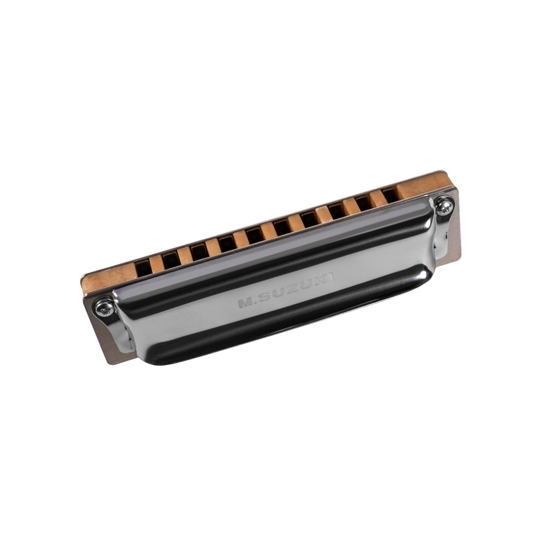 Suzuki Manji M-20 10 Hole Harmonica, sliver