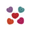 The Sak Yarnicharmz 5 Pack Charms Set in Crochet, Hearts