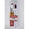 FUSSION ACUSTIC Barra Multicontacto 6 Entradas, con Switch y Cable