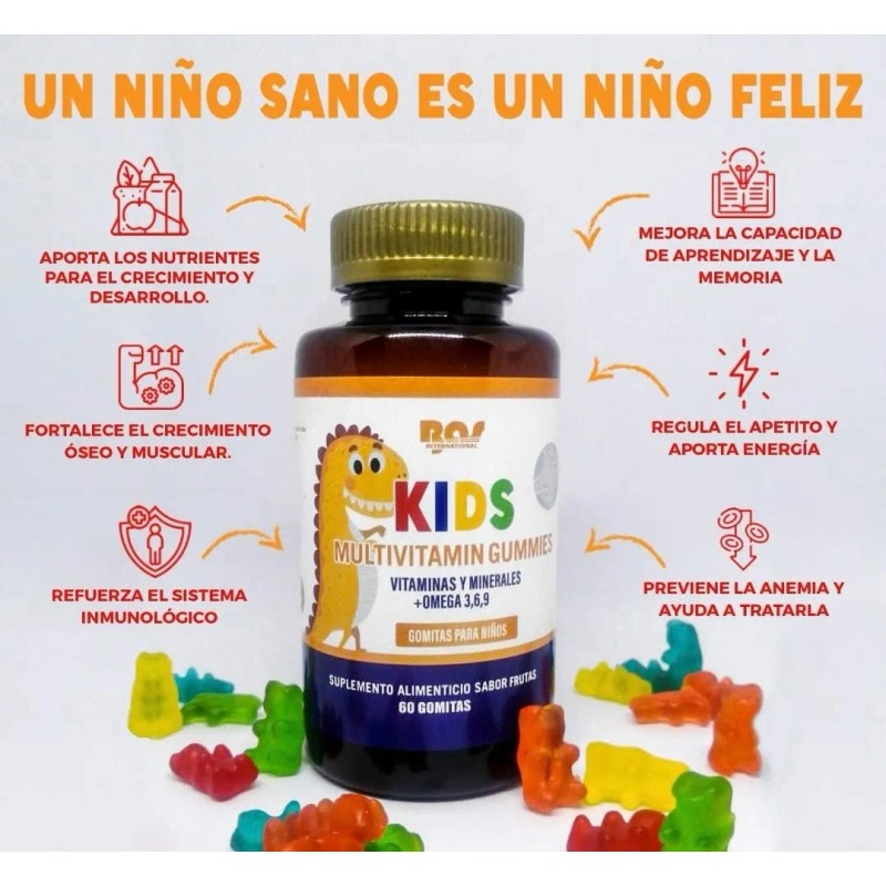2 Pack Desarrollo Y Crecimiento Niños Frutos Rojos