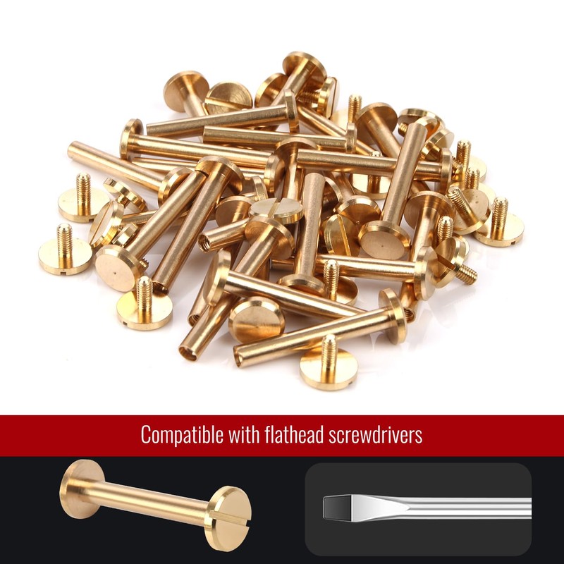 Chicago Binding Screws - 4 mm x 25 mm Binding