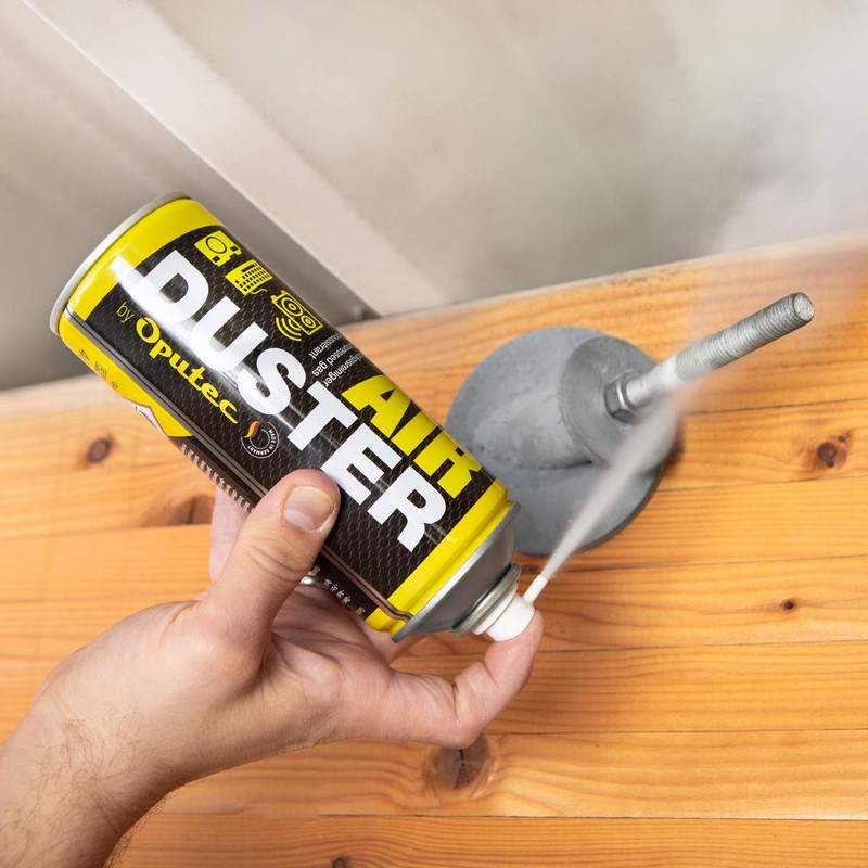 Oputec 3 x 400ml Oputec Air Duster Tastatur Reiniger Druckluftspray