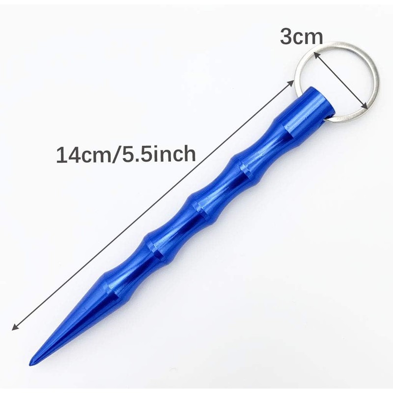 ShipeeKin Kubotan Ergonomic Handle and Key Ring with or Without