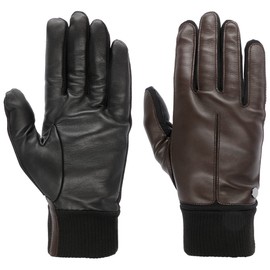 Smartphone Sheepskin Gloves Roeckl full-fingered glove winter glove (10 HS - dark brown)