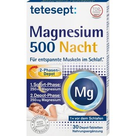 테테셉트 마그네슘 나이트 정제 30정 42.6g Tetesep Magnesium Night Tablets 30 Tablets 42.6g